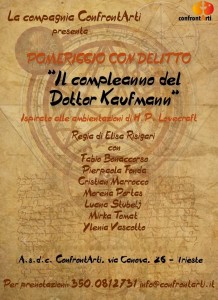 Locandina compleanno dott. Kaufmann